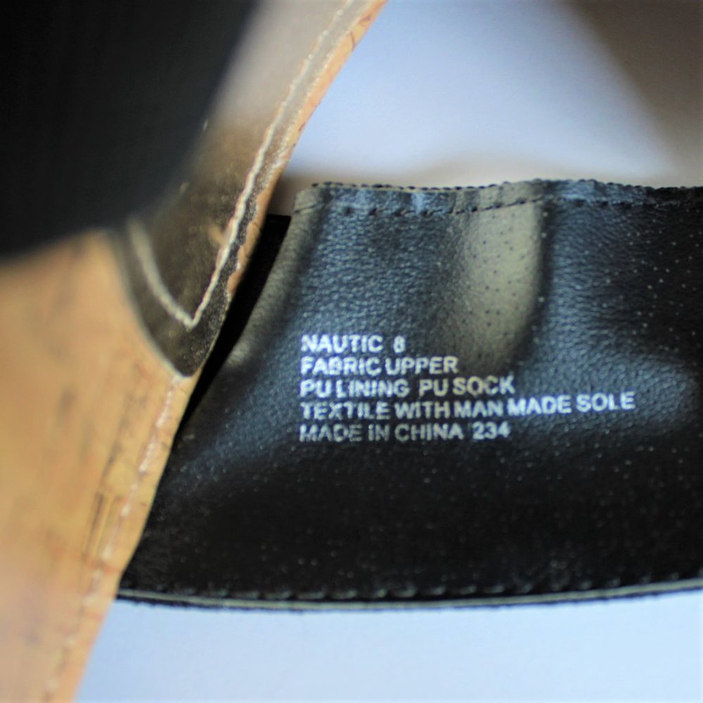 Madden Girl black crisscross strap wedge sandals - Picture 7 of 8